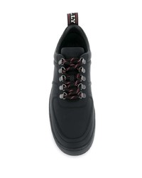 schwarze Leder niedrige Sneakers von Bally