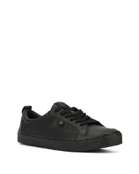 schwarze Leder niedrige Sneakers von Cariuma