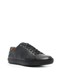 schwarze Leder niedrige Sneakers von Bally