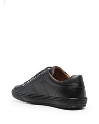 schwarze Leder niedrige Sneakers von Bally