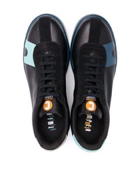 schwarze Leder niedrige Sneakers von Camper