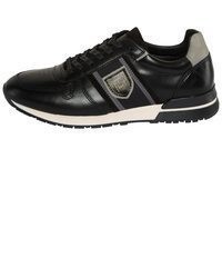 schwarze Leder niedrige Sneakers von Pantofola D'oro