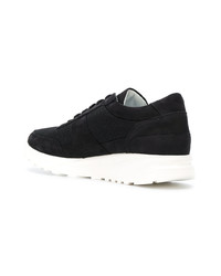 schwarze Leder niedrige Sneakers von Common Projects