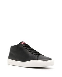 schwarze Leder niedrige Sneakers von Camper