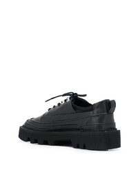 schwarze Leder niedrige Sneakers von Rombaut