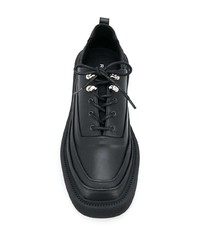 schwarze Leder niedrige Sneakers von Rombaut