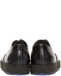 schwarze Leder niedrige Sneakers von Paul Smith