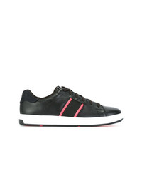 schwarze Leder niedrige Sneakers von Ps By Paul Smith