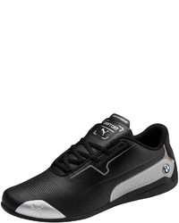 schwarze Leder niedrige Sneakers von Puma