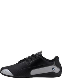 schwarze Leder niedrige Sneakers von Puma