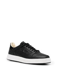 schwarze Leder niedrige Sneakers von Premiata