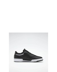 schwarze Leder niedrige Sneakers von Reebok Classic