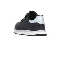 schwarze Leder niedrige Sneakers von Remonte
