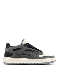 schwarze Leder niedrige Sneakers von Represent