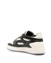 schwarze Leder niedrige Sneakers von Represent