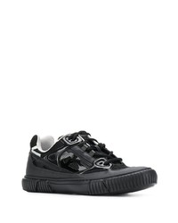 schwarze Leder niedrige Sneakers von Both