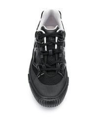 schwarze Leder niedrige Sneakers von Both