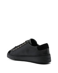 schwarze Leder niedrige Sneakers von Bally