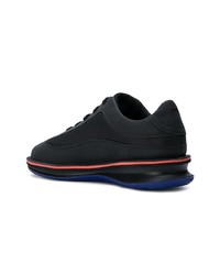 schwarze Leder niedrige Sneakers von Camper