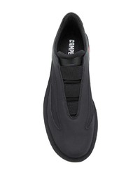 schwarze Leder niedrige Sneakers von Camper