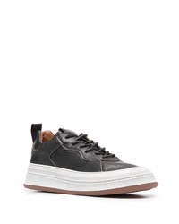 schwarze Leder niedrige Sneakers von Buttero