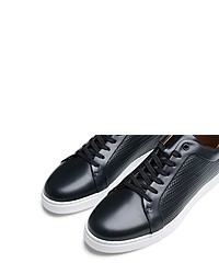 schwarze Leder niedrige Sneakers von SHOEPASSION