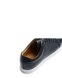 schwarze Leder niedrige Sneakers von SHOEPASSION