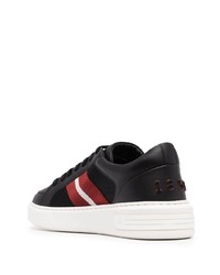 schwarze Leder niedrige Sneakers von Bally