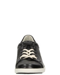 schwarze Leder niedrige Sneakers von Sioux