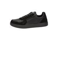 schwarze Leder niedrige Sneakers von Sioux
