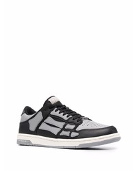 schwarze Leder niedrige Sneakers von Amiri