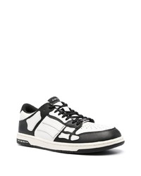 schwarze Leder niedrige Sneakers von Amiri