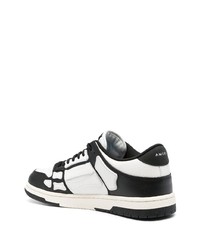 schwarze Leder niedrige Sneakers von Amiri