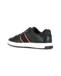 schwarze Leder niedrige Sneakers von Ps By Paul Smith