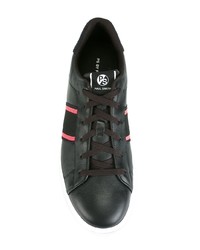 schwarze Leder niedrige Sneakers von Ps By Paul Smith