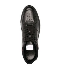 schwarze Leder niedrige Sneakers von Gcds