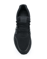 schwarze Leder niedrige Sneakers von Etq.