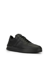 schwarze Leder niedrige Sneakers von Tod's