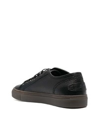 schwarze Leder niedrige Sneakers von Brioni