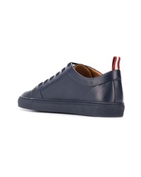 schwarze Leder niedrige Sneakers von Bally