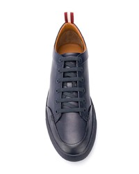 schwarze Leder niedrige Sneakers von Bally