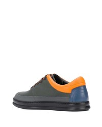 schwarze Leder niedrige Sneakers von Camper