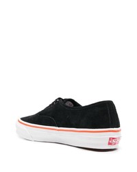 schwarze Leder niedrige Sneakers von Vans