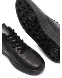 schwarze Leder niedrige Sneakers von Veja