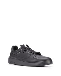 schwarze Leder niedrige Sneakers von Givenchy