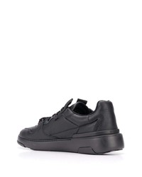 schwarze Leder niedrige Sneakers von Givenchy