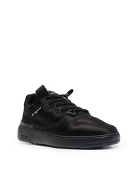 schwarze Leder niedrige Sneakers von Givenchy