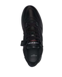 schwarze Leder niedrige Sneakers von Givenchy