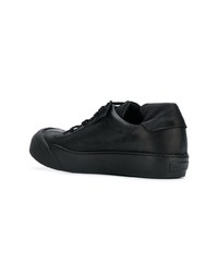 schwarze Leder niedrige Sneakers von Cinzia Araia