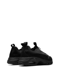 schwarze Leder niedrige Sneakers von Nike